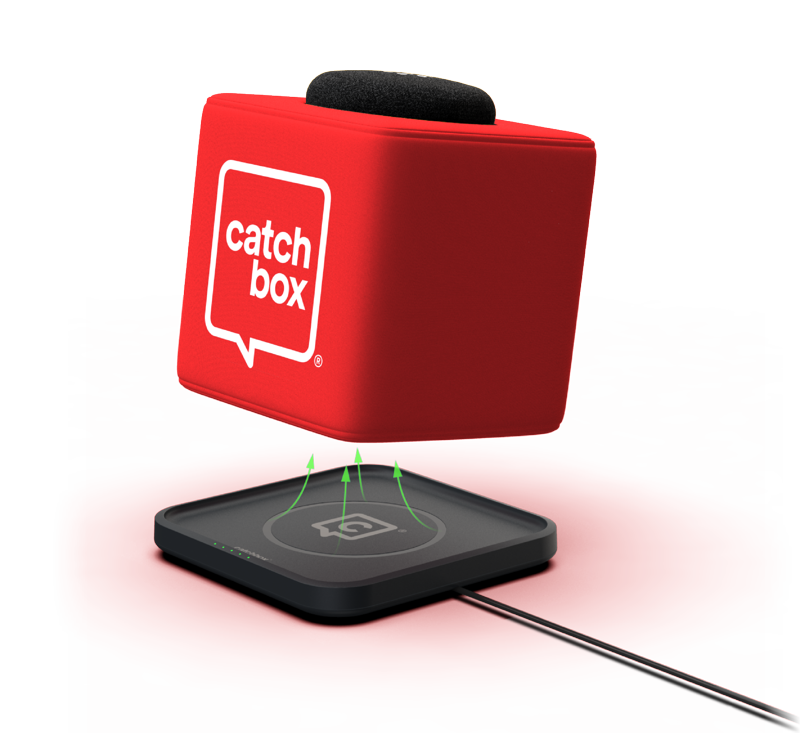 catchbox draadloos opladen